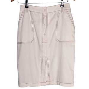 ETOPHE STUDIOS Lightweight Cotton Pencil Skirt